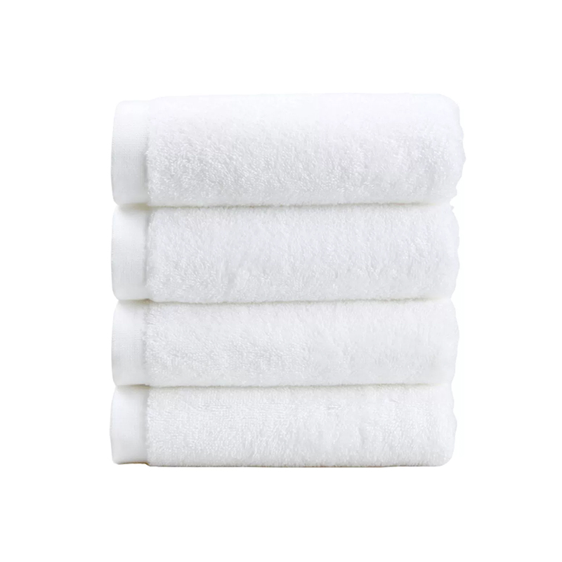 Premium katoenen witte vlakte Terry Loop Hotel Bath Tandleps