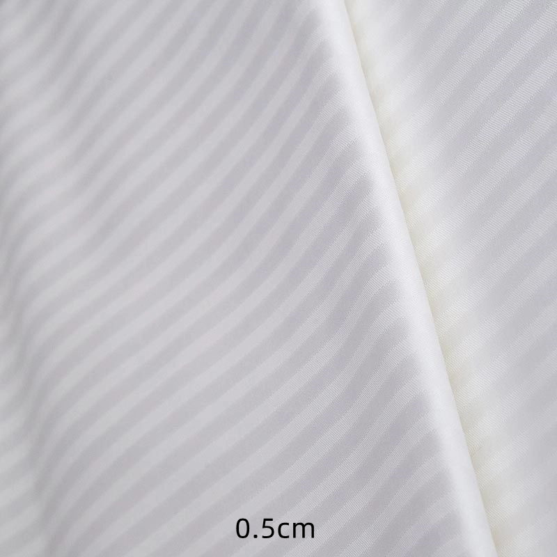 100 katoenen witte sateen gestreepte 250t hotel textielstof