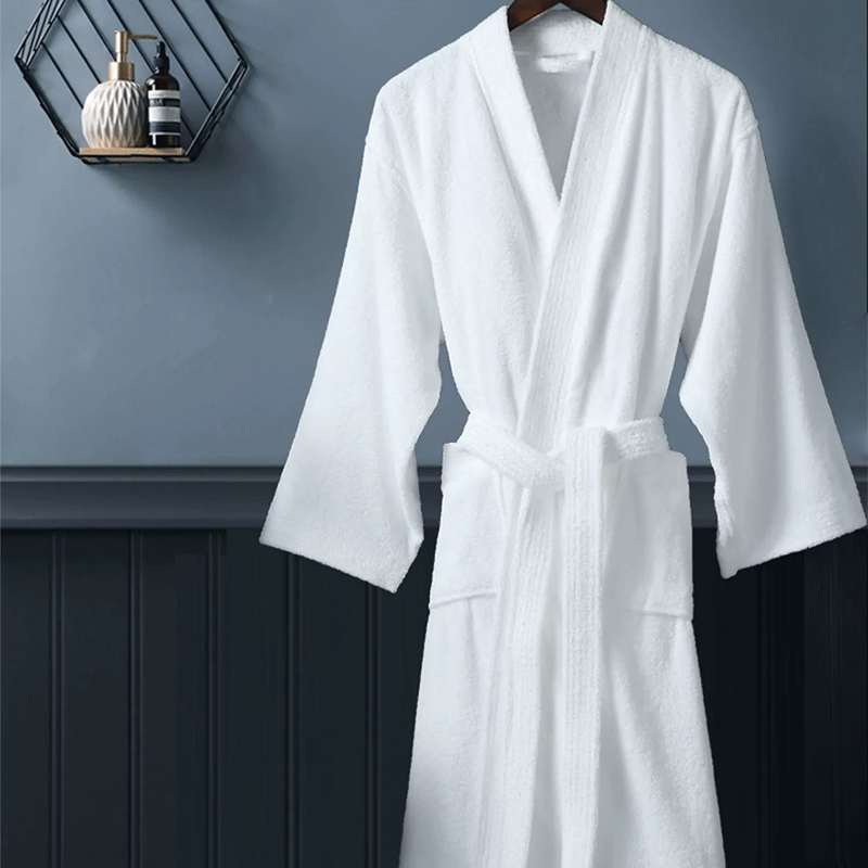 Wit Katoen 5 -sterren Hotel Terry Toweling Bathrobe
