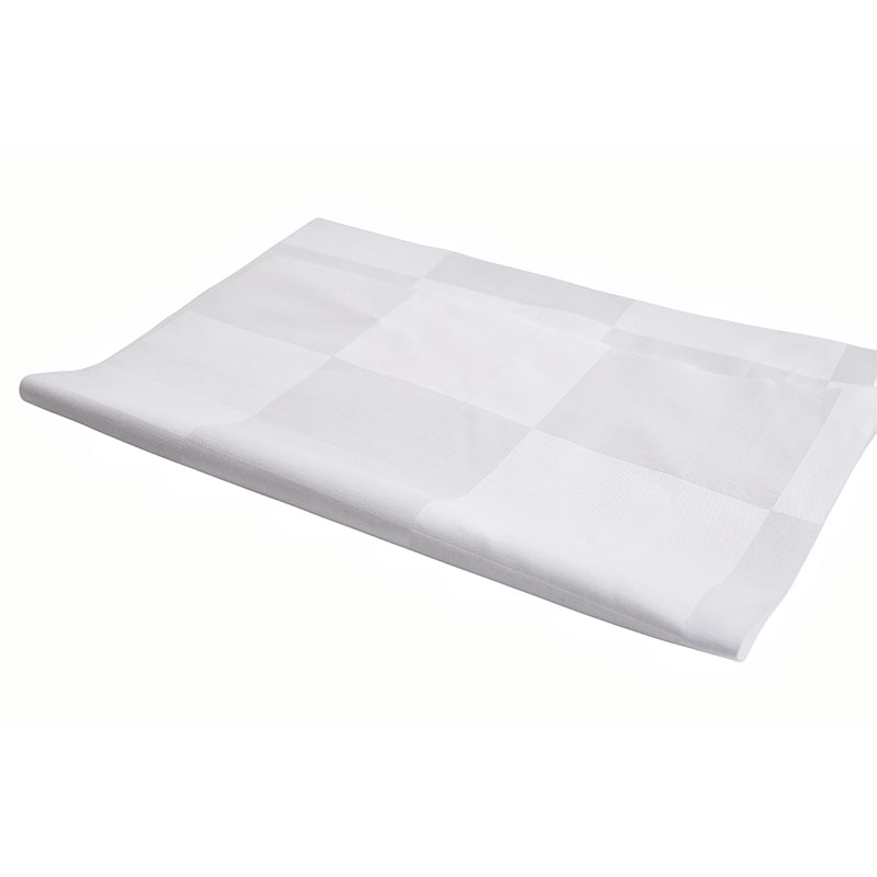 Jacquard 9cm vierkanten katoenen stof voor hotelbeddengoed