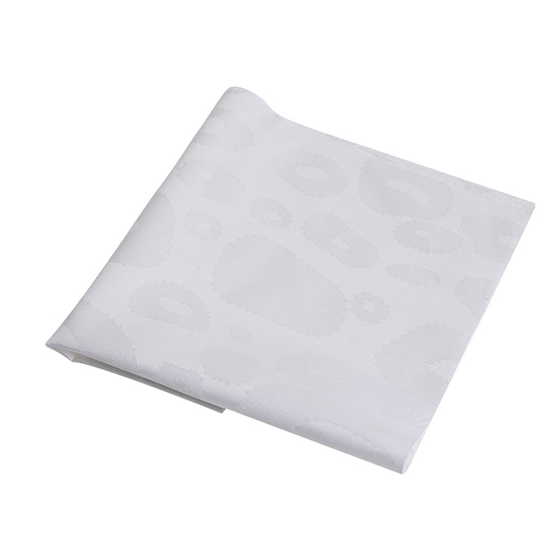 300T katoen Pure White Sateen Jacquard Hotel Bedlinen Fabric