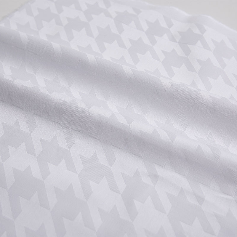 Katoen satijn jacquard hotel beddengoed laken stof